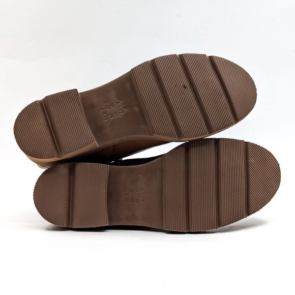 Naturalizer Women Catherine Brown Vegan Leather Lace-up Combat Boots size 9 - Picture 7 of 11